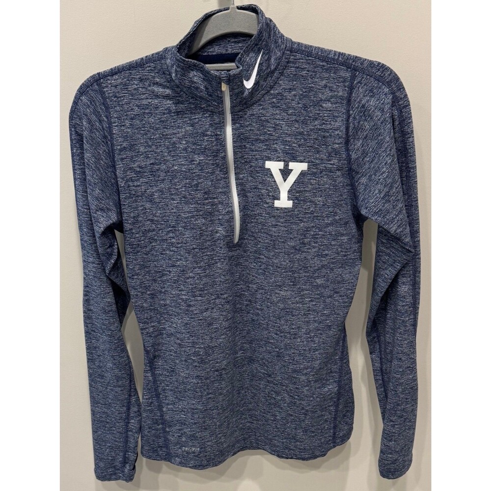 Yale Bulldogs - Nike 1/4 Zip Pullover  - Women's Size Small - Blue